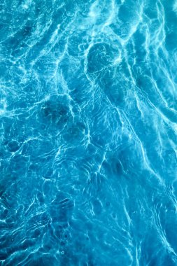 Dalgalı Su, Güneş Yansımalı Su Arkaplanı.