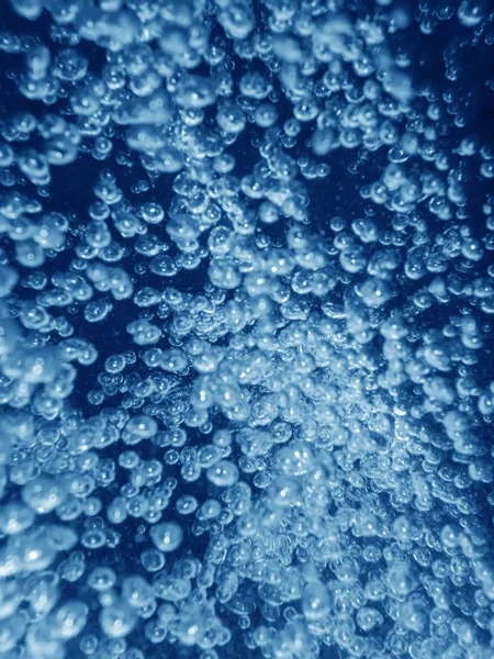 Air bubbles, underwater bubbles Abstract Background. — Stock Photo, Image