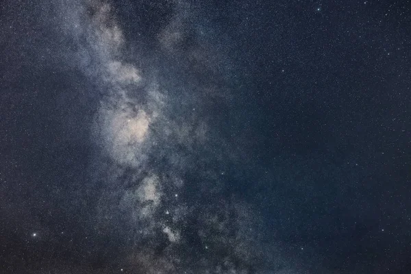 Vintergatan vackra natthimlen — Stockfoto