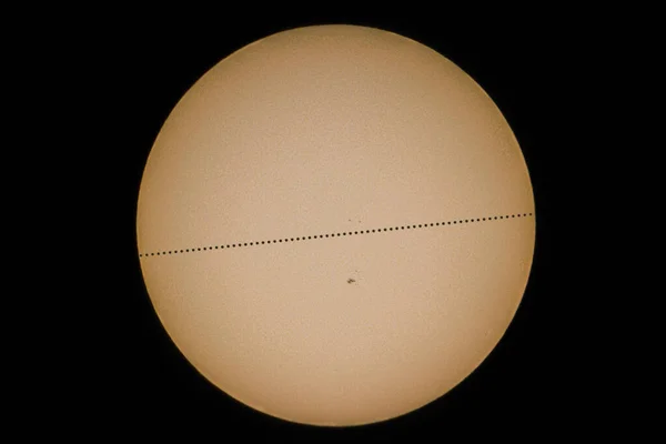 Merkür 'ün Geçişi, Merkür Güneş' in Önünde Geçiş — Stok fotoğraf