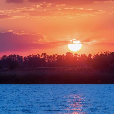 Günbatımı Su Yüzeyi, Su Yüzeyi, Deniz Yüzeyi, Su Arkaplanı