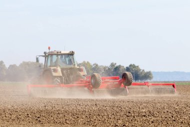Traktör hazırlık alanı, tarım traktörü