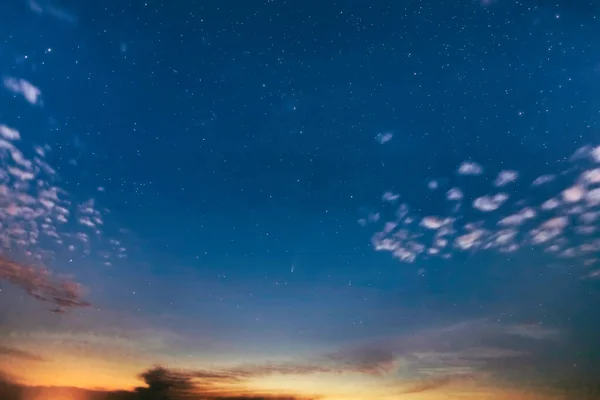 아름다운 밤하늘의 — 스톡 사진