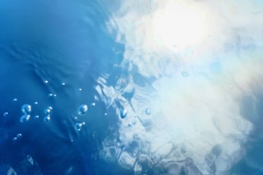 Sualtı Güneş Işığı Su yüzeyinden, Sualtı Arkaplanı 