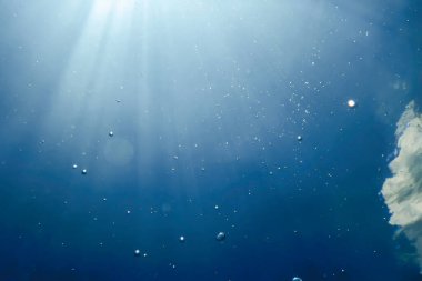 Sualtı Güneş Işığı Su yüzeyinden, Sualtı Arkaplanı 