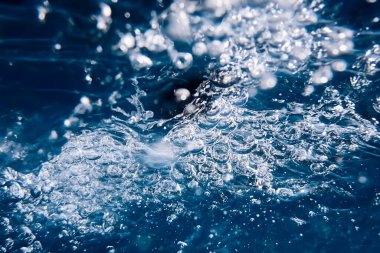 Sudaki Soyut Baloncuklar, Hava Kabarcıkları Su Arkaplanı 