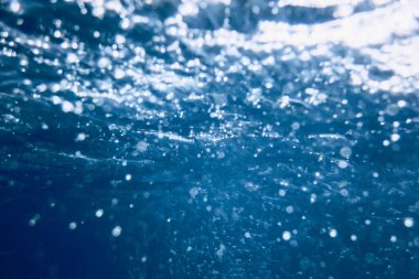 Sudaki Soyut Baloncuklar, Hava Kabarcıkları Su Arkaplanı 