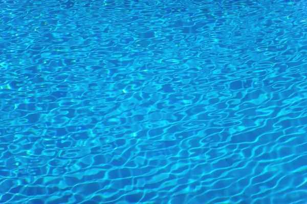 Fondo Agua Ondulación Azul Superficie Del Agua Piscina Azul —  Fotos de Stock