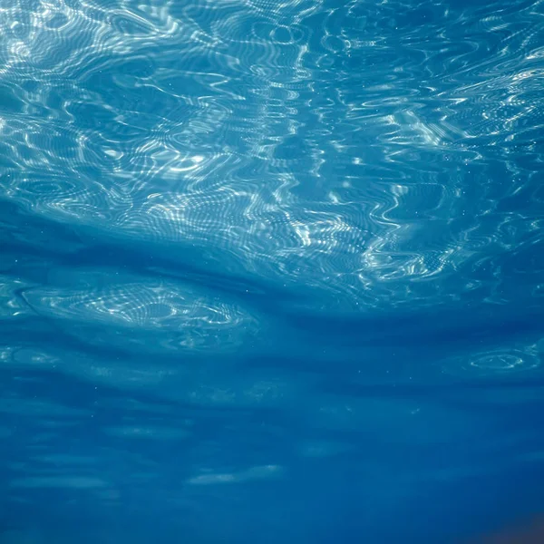 水面水中 プール表面水面背景 — ストック写真
