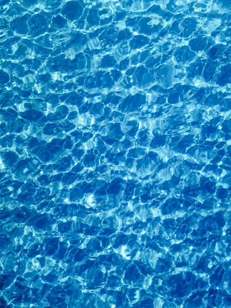 Blue Ripple Water Background Swimming Pool Water Sun Reflection — 스톡 사진