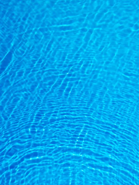 Blue Ripple Water Background Water Surface Blue Swimming Pool — Stock Photo, Image