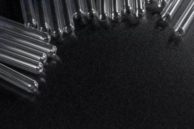 Kara Arkaplan Laboratuar Test Tüpleri, Sağlık Bakım Konsepti