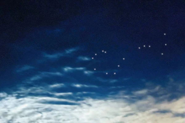 Constelación Estrellas Escorpio Cielo Nocturno Racimo Estrellas Espacio Profundo Constelación — Foto de Stock