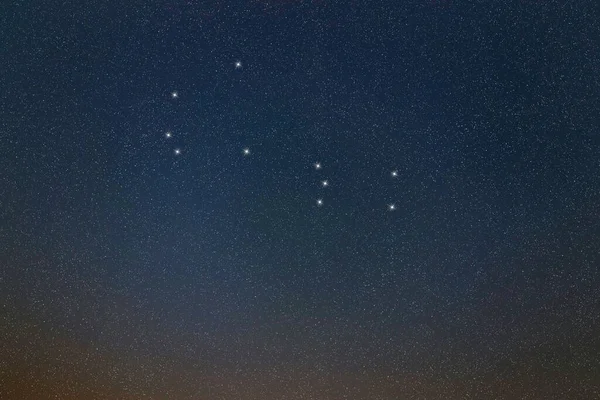 Constelación Estelar Piscis Austrinus Cielo Nocturno Racimo Estrellas Espacio Profundo — Foto de Stock