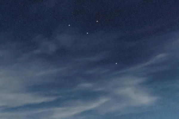 Octanes Constelación Estrellas Cielo Nocturno Racimo Estrellas Espacio Profundo Octanos — Foto de Stock
