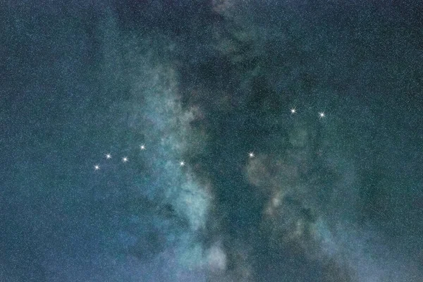 Constelación Estrellas Lynx Cielo Nocturno Racimo Estrellas Espacio Profundo Constelación — Foto de Stock