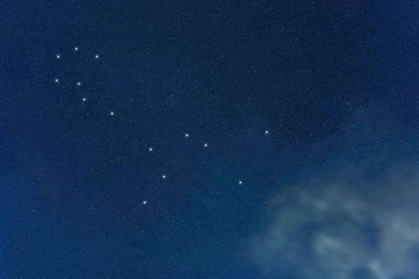 Constelación Estrellas Cetus Cielo Nocturno Racimo Estrellas Espacio Profundo Constelación —  Fotos de Stock