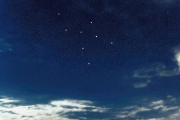 Constelación Estrellas Camelopardalis Cielo Nocturno Racimo Estrellas Espacio Profundo Constelación — Foto de Stock