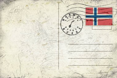 Norway Bergen Round Seal Map Design