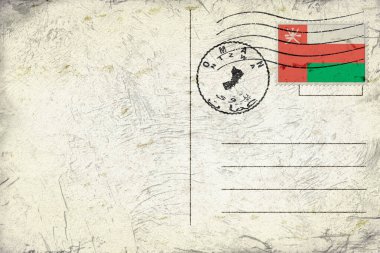 Umman Nizwa Yuvarlak Mühür Harita Tasarımı