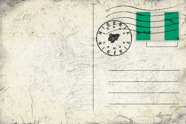 Nigeria Lagos Round Seal Map Design