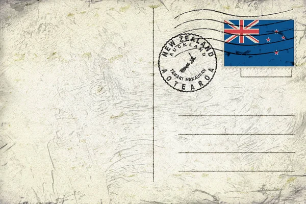 Yeni Zelanda Auckland Yuvarlak Mühür Harita Tasarımı