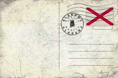 Alabama Mobil Yuvarlak Mühür Harita Tasarımı