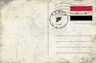 Suriye Halep Yuvarlak Mühür Haritası Tasarımı