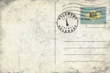 Delaware İzmir Yuvarlak Mühür Harita Tasarımı
