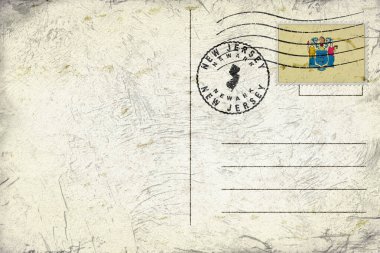 New Jersey Newark Yuvarlak Harita Tasarımı