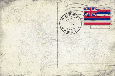 Hawaii Hilo Yuvarlak Mühür Haritası Tasarımı