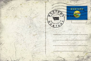 Montana Büyük Şelale Yuvarlak Harita Tasarımı