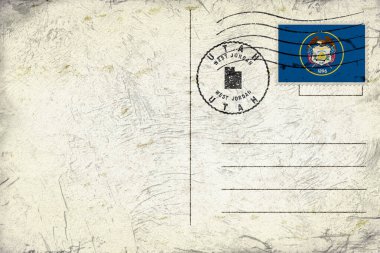 Utah Batı Ürdün Yuvarlak Mühür Harita Tasarımı