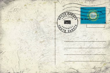 Güney Dakota Aberdeen Yuvarlak Mühür Haritası Tasarımı