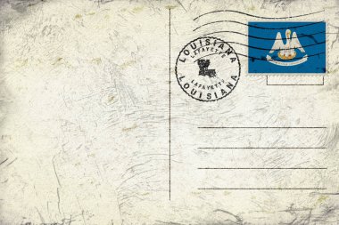 Louisiana Lafayette Yuvarlak Harita Tasarımı