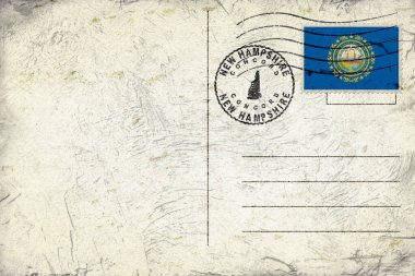 New Hampshire Concord Yuvarlak Harita Tasarımı