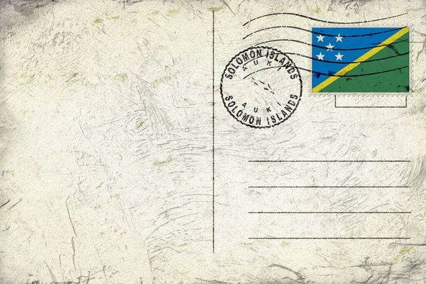 Solomon Adaları Auki Yuvarlak Mühür Harita Tasarımı
