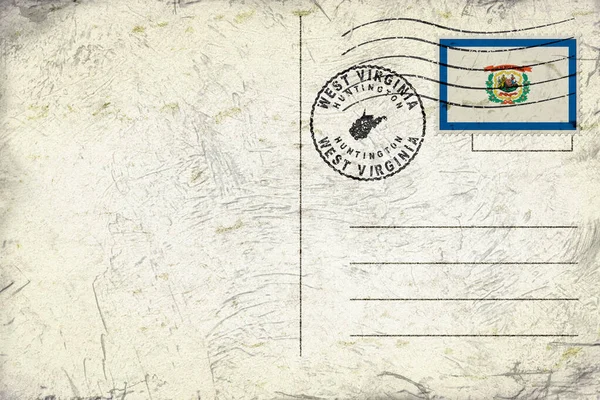 Batı Virginia Huntington Yuvarlak Mühür Harita Tasarımı
