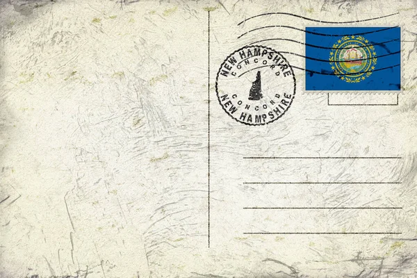 New Hampshire Concord Yuvarlak Harita Tasarımı