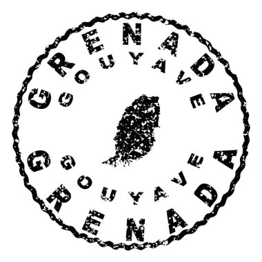 Grenada Gouyave Yuvarlak Harita Tasarımı