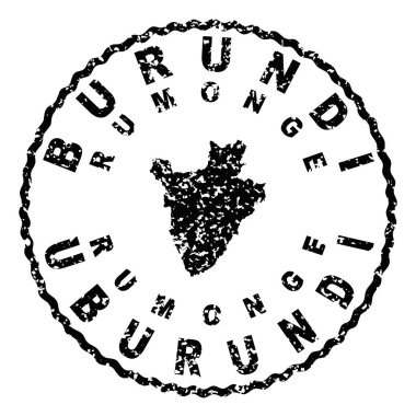Burundi Rumonge Yuvarlak Mühür Harita Tasarımı