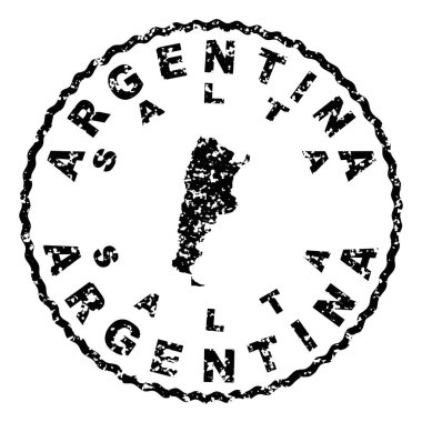 Arjantin Salta Yuvarlak Mühürlü Harita Tasarımı