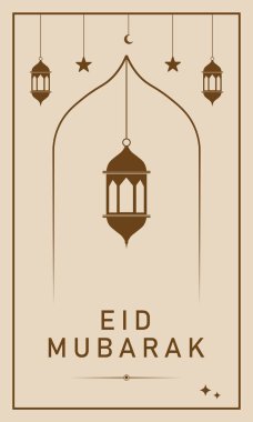 Bayram mübarek tebrik kartı, bayram mübarek mektup afişi yeni ve modern tasarım