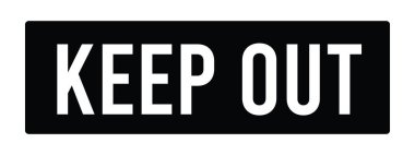 Tehlike Bölgesi Bildirim Rozeti Yönetmeliği Tasarımı İçin Uzak Tut