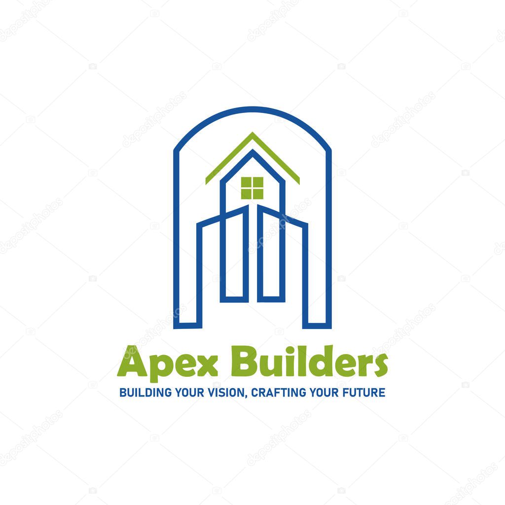 Apex Builders Logo Design Building Your Vision, Crafting Your Future with Innovation and Precision Vector Icon Abstract Icon