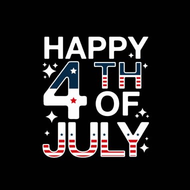 4 Temmuz Kutlama Şablonu