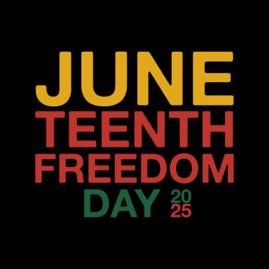 Haziran Özgürlük Günü Kutlama Vektörü Tasarımı