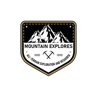 Dağ, Arazi Araştırma Vektörü Amblemini Keşfetti