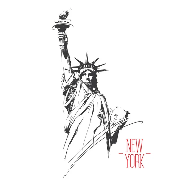 New York Özgürlük Heykeli Elle Çizilmiş. Ayrıca hesabımdaki diğer showplace bakın