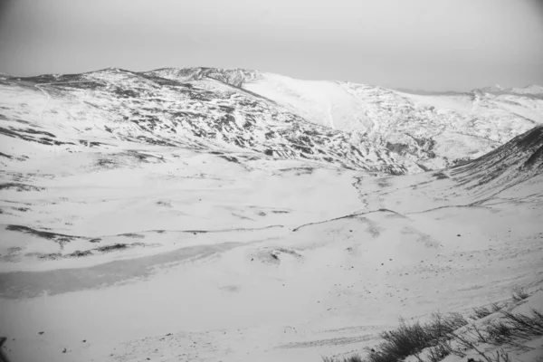 Paisaje Montañoso Región Los Cárpatos Durante Invierno —  Fotos de Stock